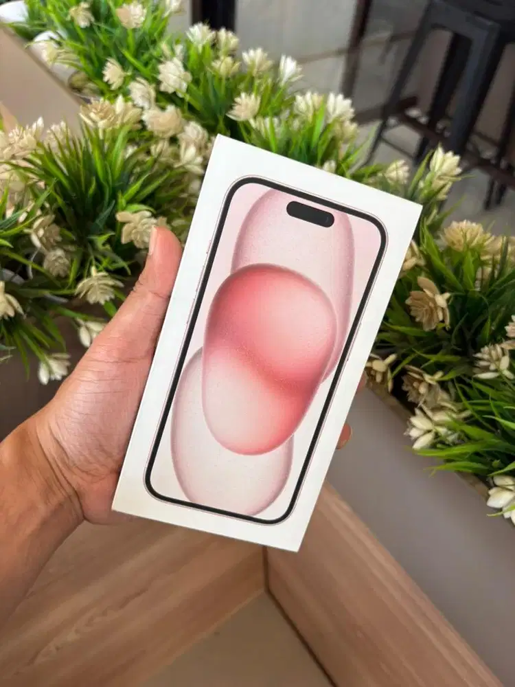 New buka box iphone 15 128/gb resmi ibox