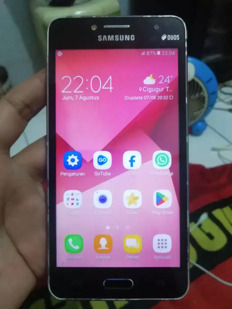 Samsung galaxy J2 prime 4G layar 5 inchi full black