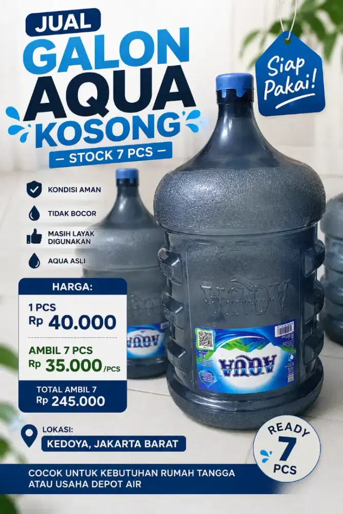 Galon Aqua Kosong