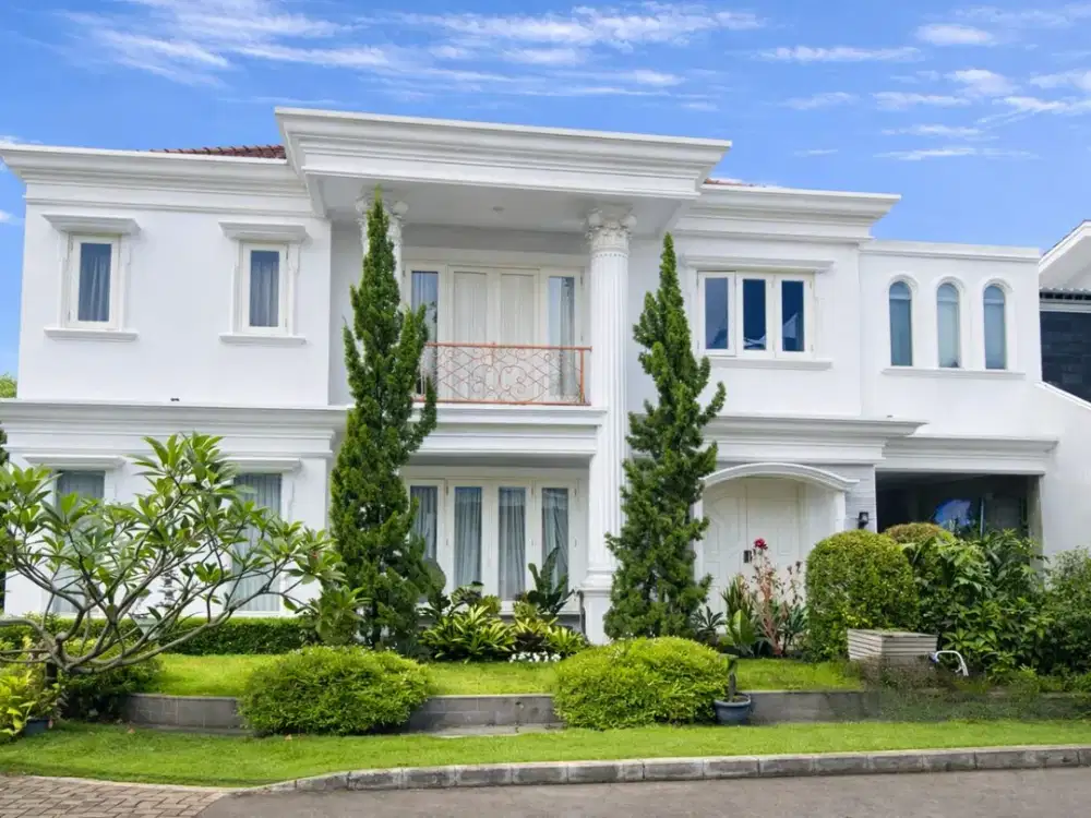 RUMAH MEWAH NEO- CLASSIC POSISI HOEK DENGAN PRIVATE POOL DALAM CLUSTER PREMIUM BINTARO SEKTOR 8