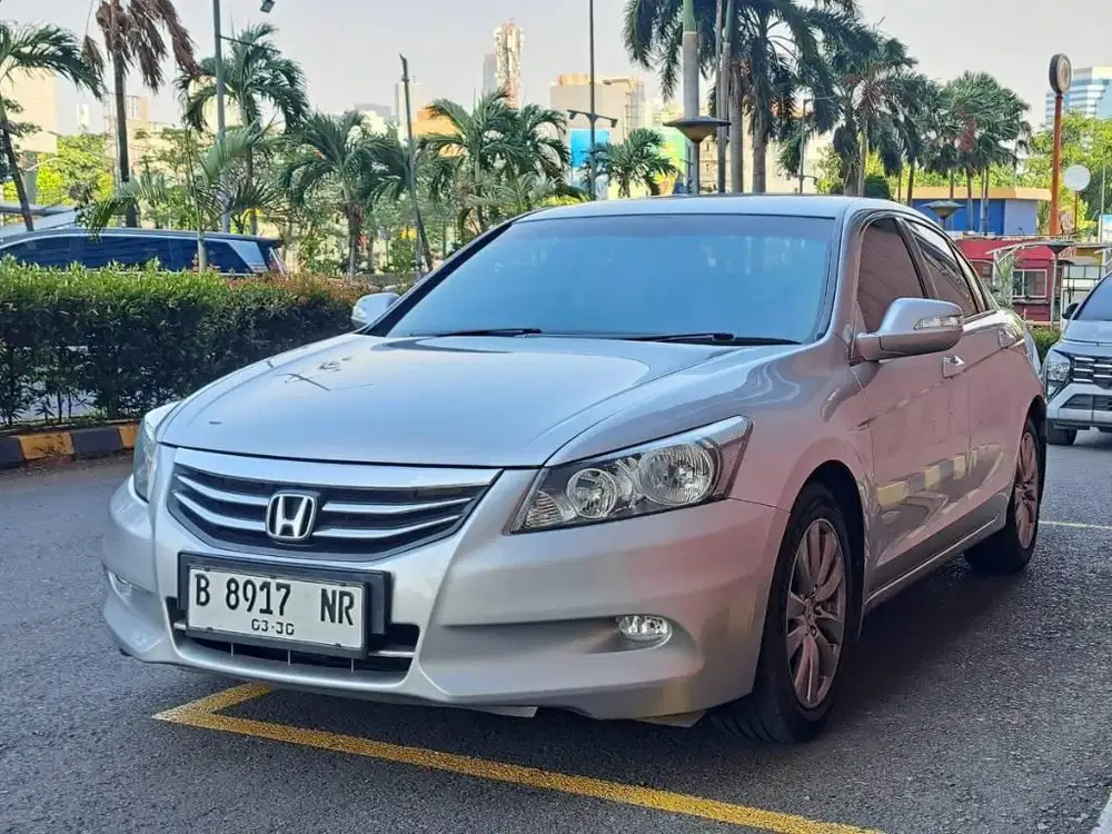 KM ANTIK HONDA ACCORD VTI-L 2.4 AT MATIC AUTOMATIC 2012 SILVER
