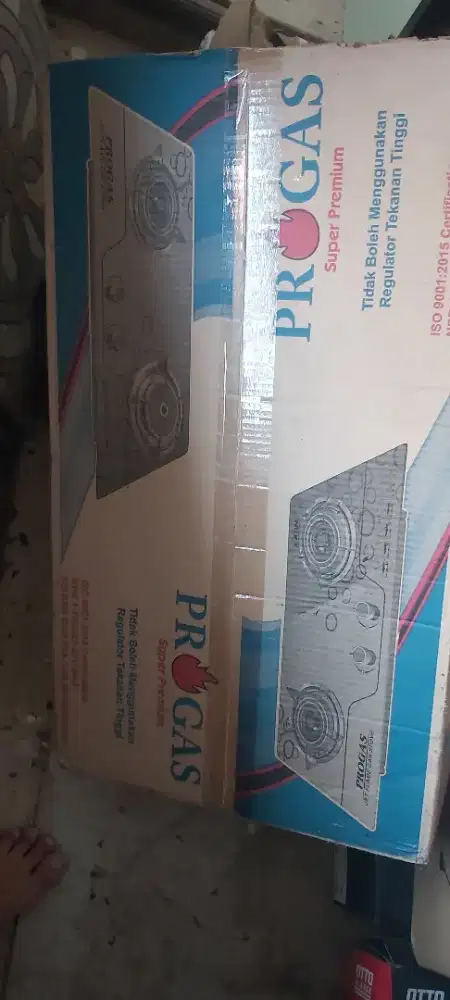kompor tanam progas 2 tungku