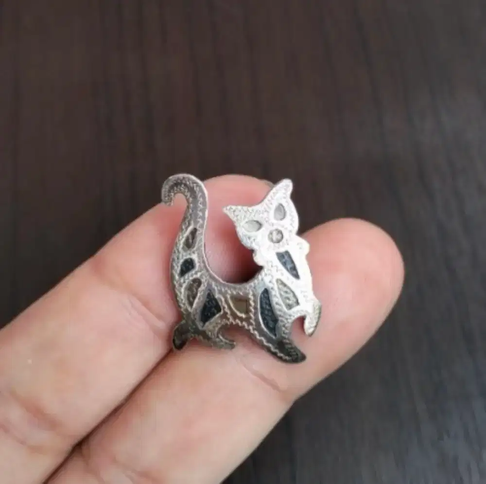 Vintage Silver 925 Brooch Bross Perak 925