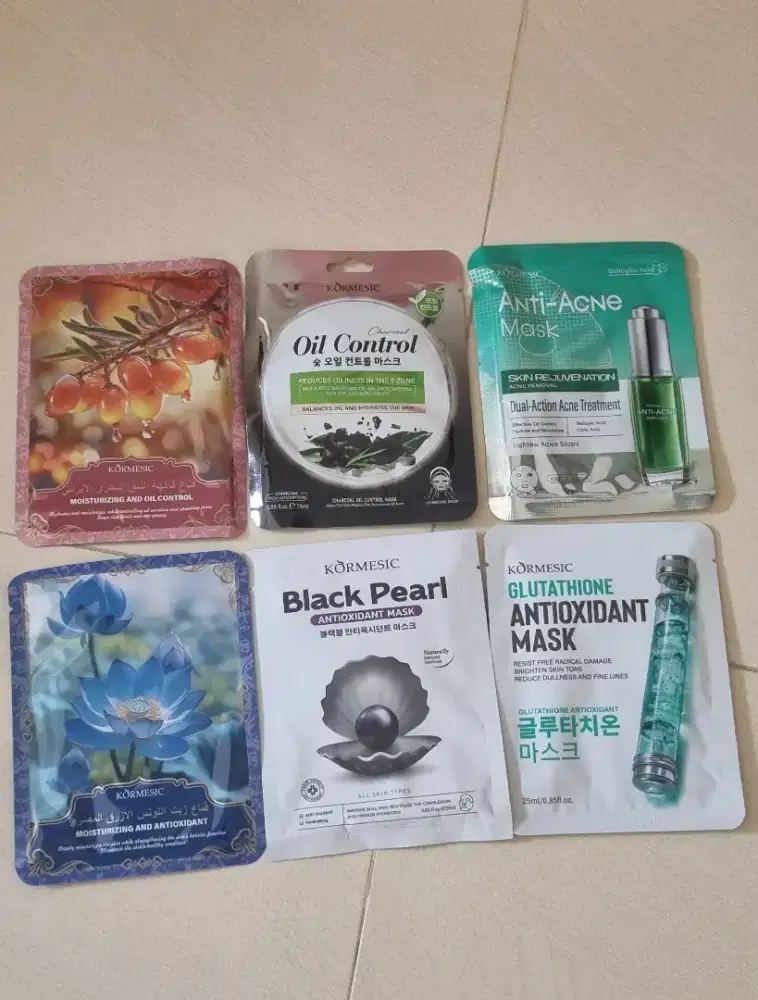 MASKER Sheet paket 6pcs