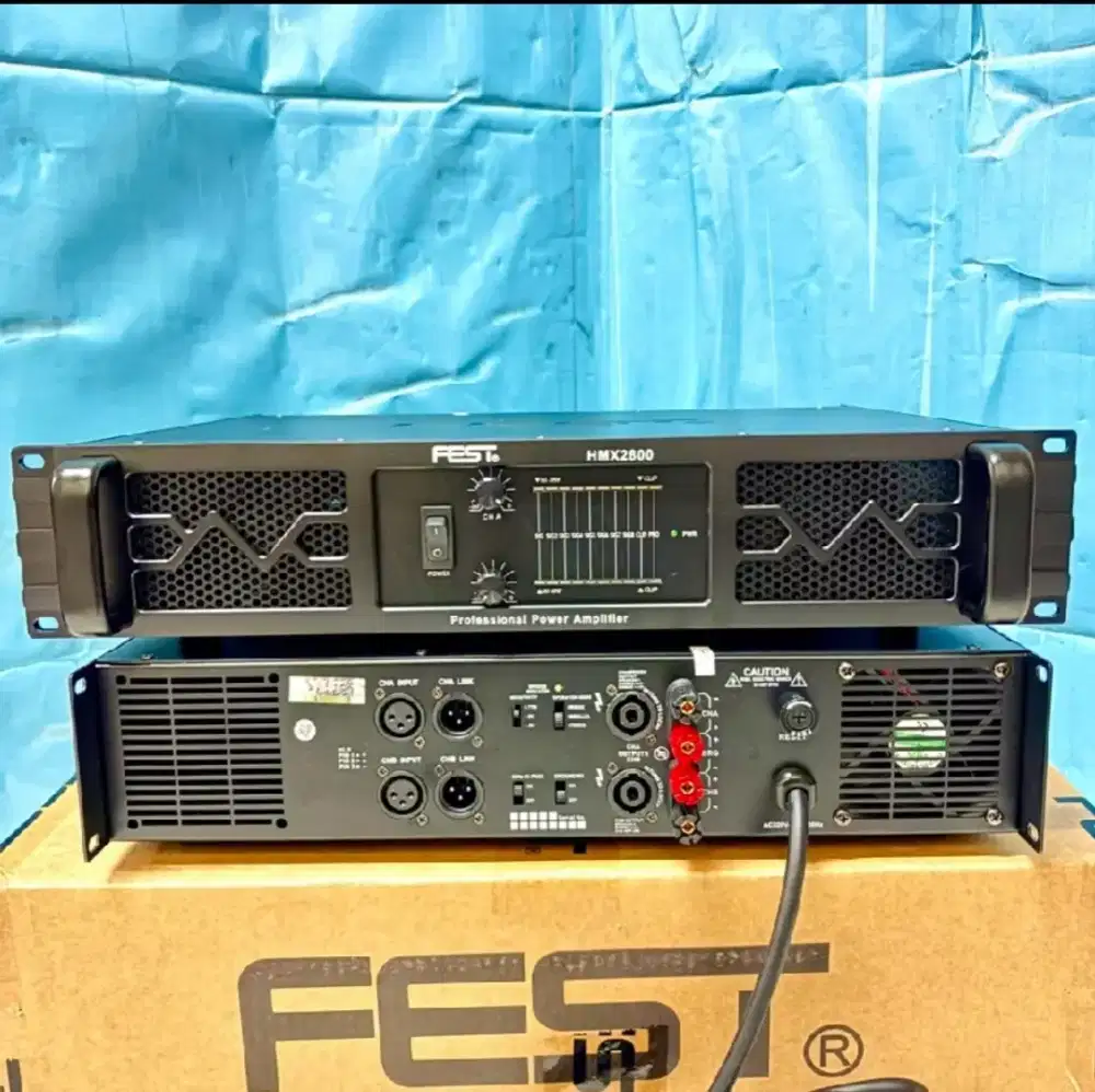 Power amplifier fest hmx 2800 hmx2800 original resmi
