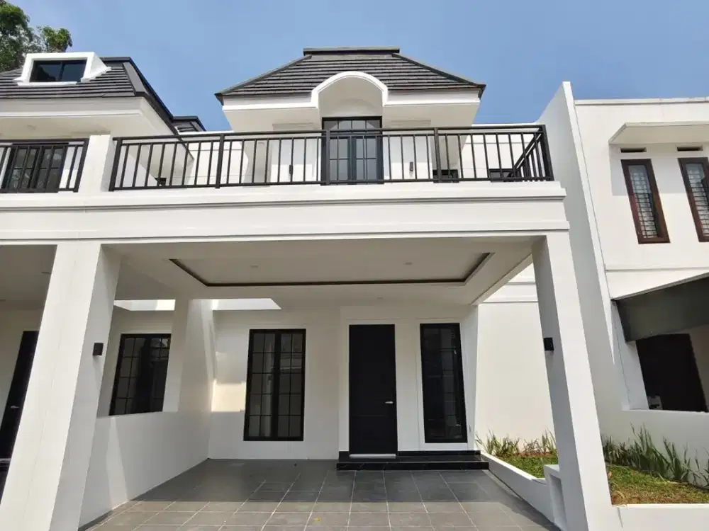RUMAH BRAND NEW AMERICAN CLASSIC DALAM CLUSTER DEKAT PINTU TOL PARIGI GRAHA BINTARO