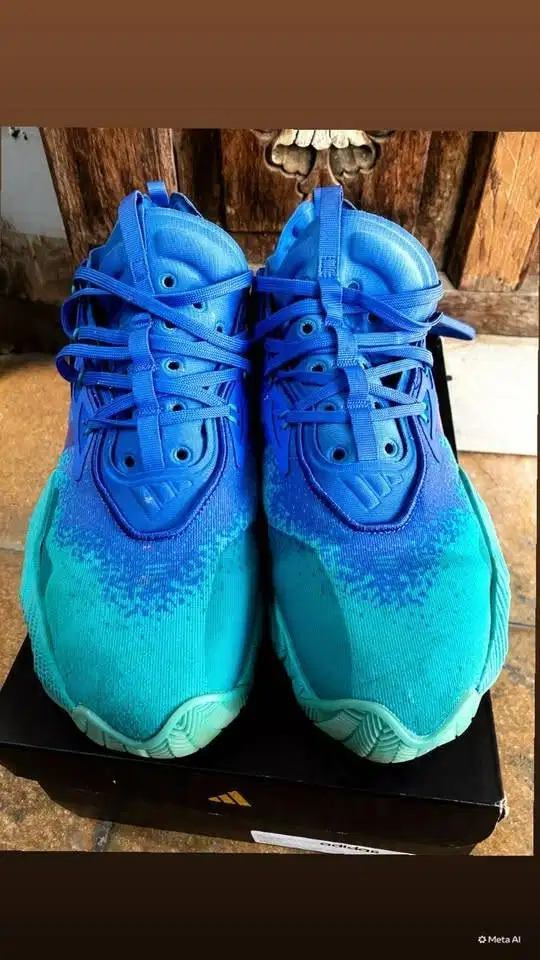Sepatu Basket Adidas Trae Young 3 Lucid Cyan Original