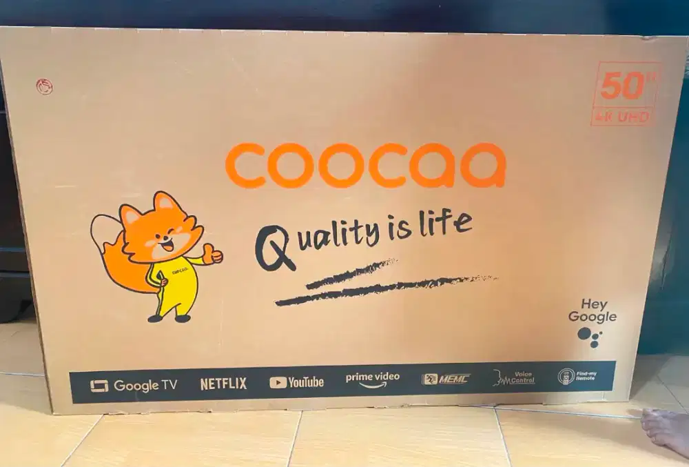 COOCAA 50Y65 LED smart Google TV NEW