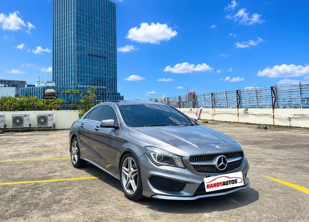 Mercedes Benz CLA200 AMG 2014 Automatic Abu-abu Metalik
