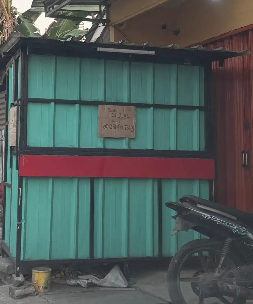 Booth container bekas