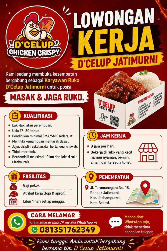 Masak dan jaga ruko d celup jatimurni