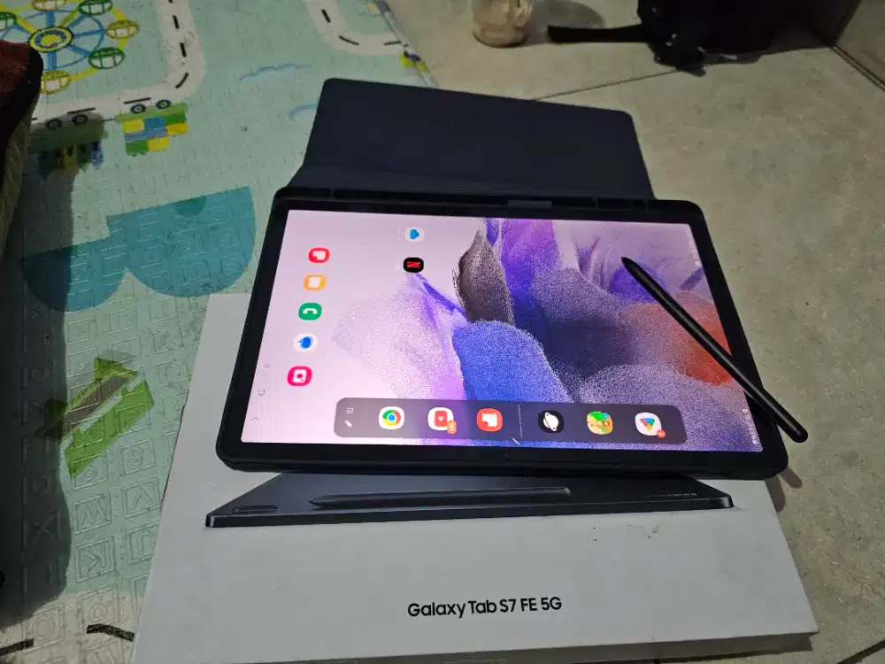 Samsung Galaxy Tab S7 FE 5G resmi indo fullset ori ada bonus