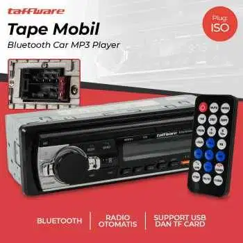 Tape Mobil Audio Bluetooth Car MP3 Plug ISO 12V 60W