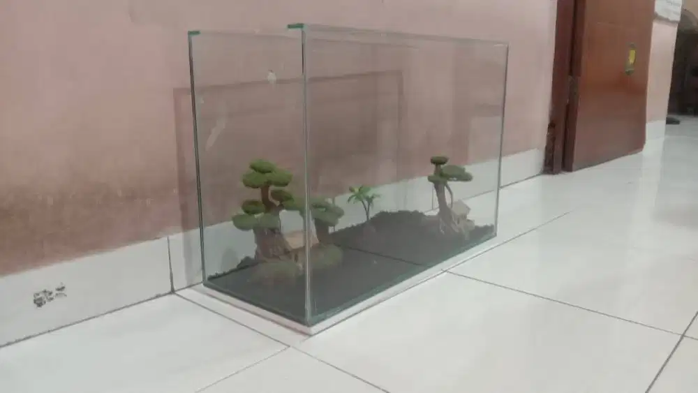 Akuarium dan hiasannya