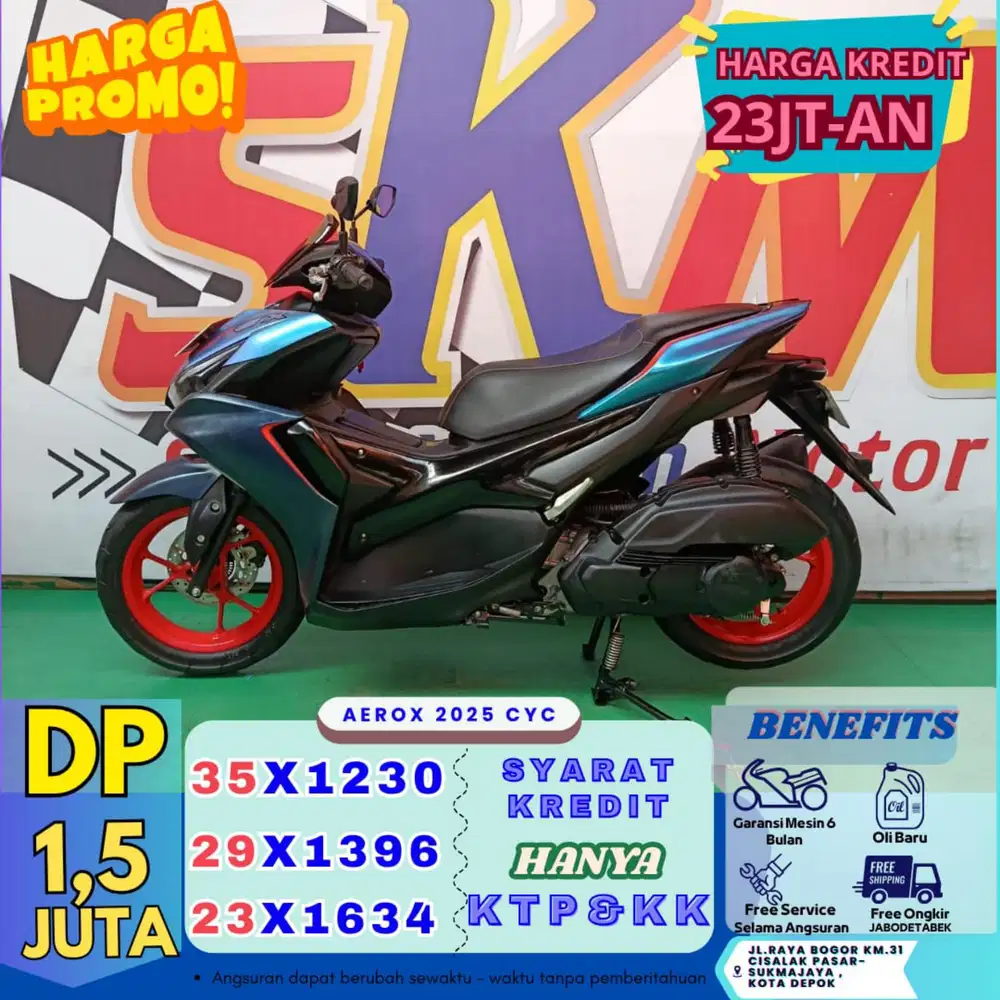 (angsrn 41rb/hari DP 800 lngsng gas) aerox 2024 cash crrdt