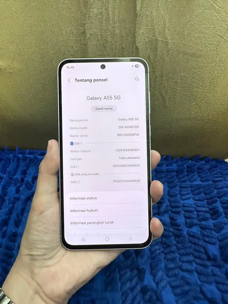 Samsung A55 5g 12/256gb second mulus like new