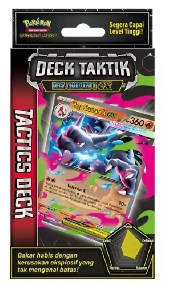 Deck taktik Mega Charizard EX brand New Segel