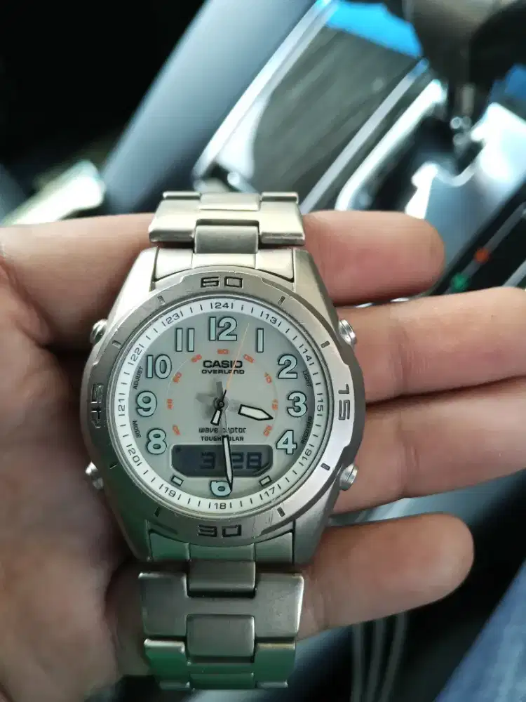 Jam Casio overland titanium