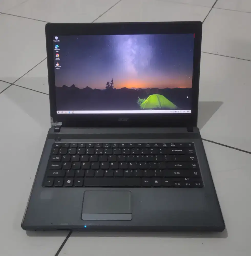 Laptop Acer normal core i3 ram 4/320 batre 2 jam window 10 siap ZOOM