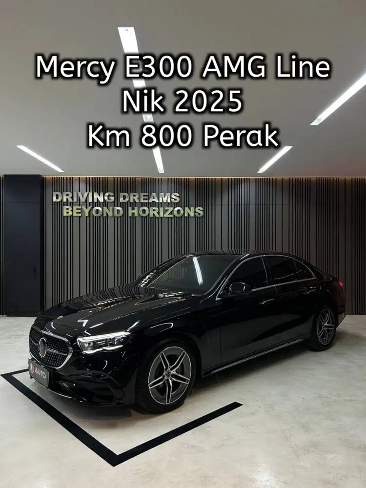 Mercedes-Benz E300 AMG 2025 Hitam Km800perak B1046PAL Mercy