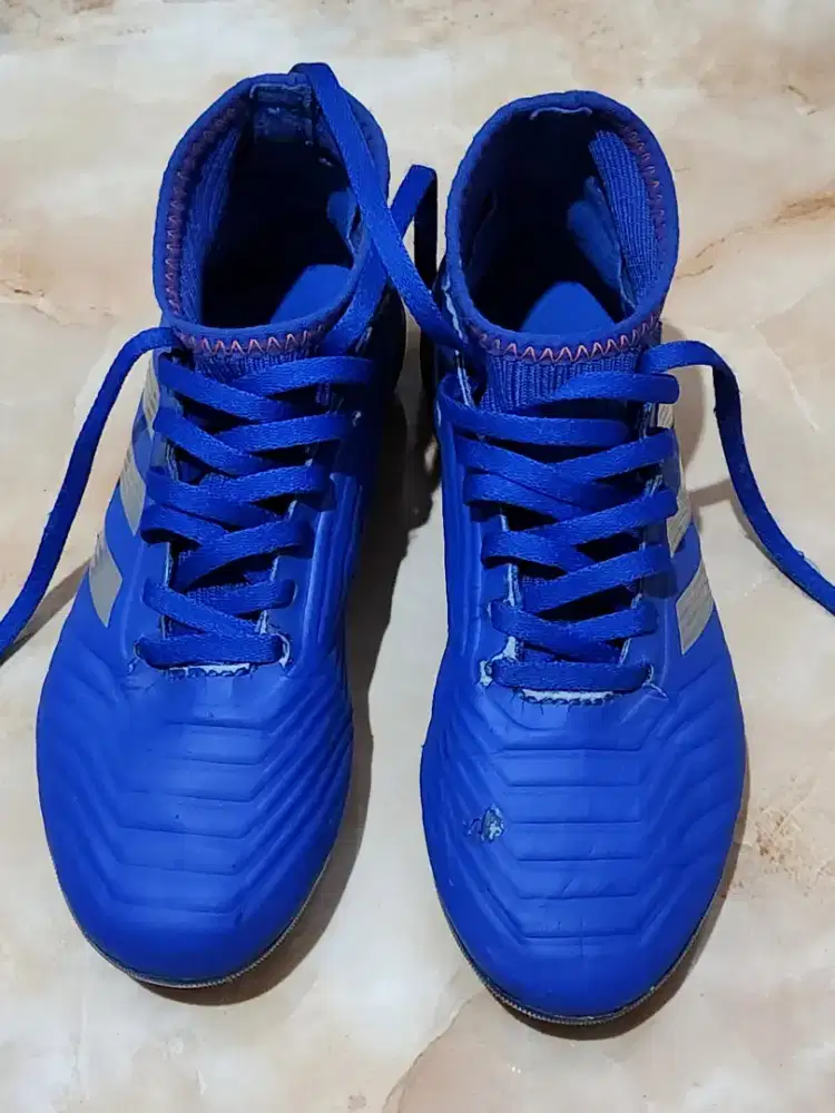 SEPATU SEPAKBOLA ANAK ADIDAS PREDATOR 19.3 FIRM GROUND_BLUE