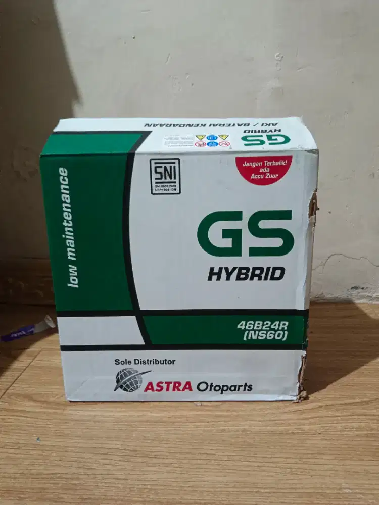 Jual Cepat Aki GS Astra NS60 Baru