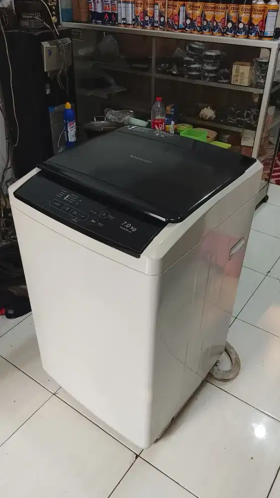 Mesin cuci 1 tabung merk Sharp