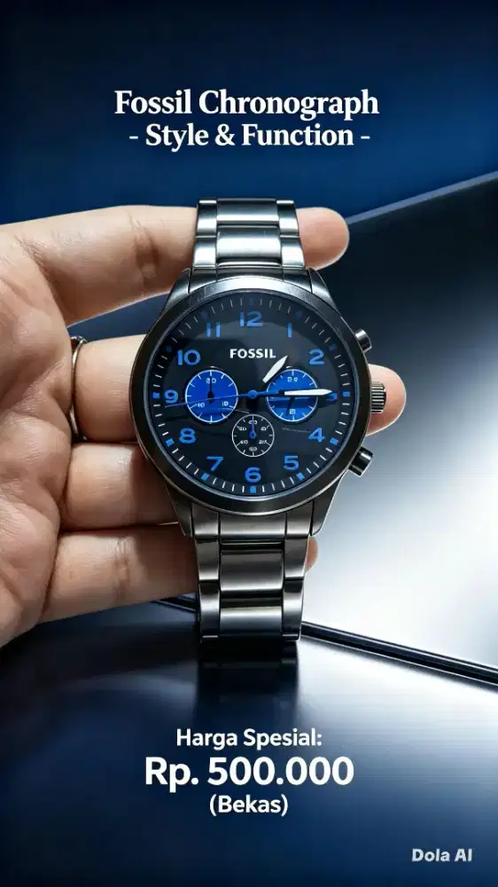 JAM TANGAN FOSSIL CHRONOGRAPH ORIGINAL - HARGA SPESIAL!