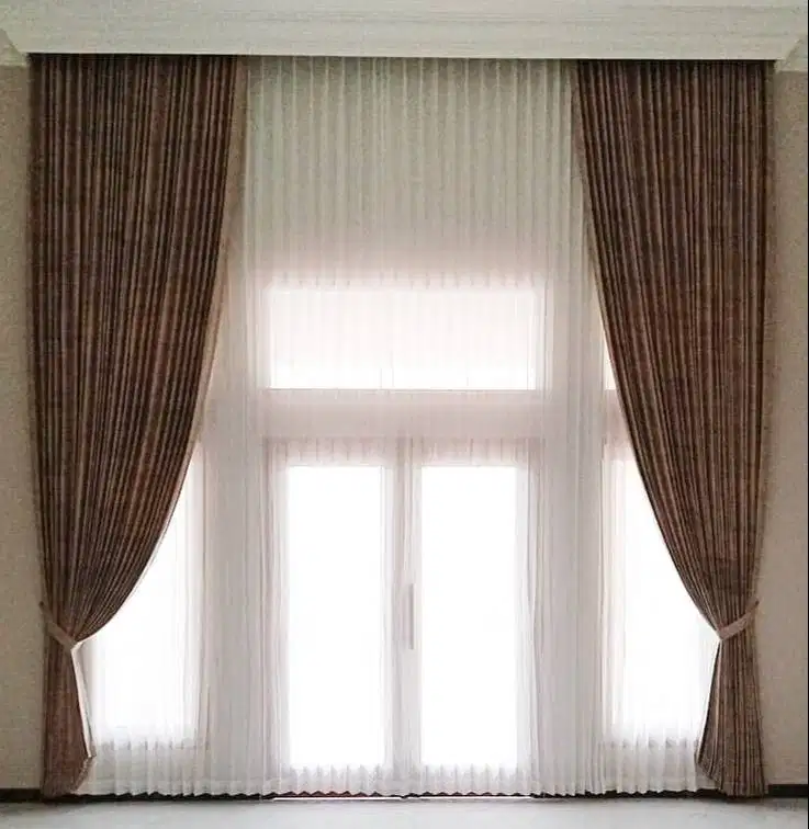 Jasa Buat gorden jendela pintu gorden blackout gordyn vitrase Gordyn