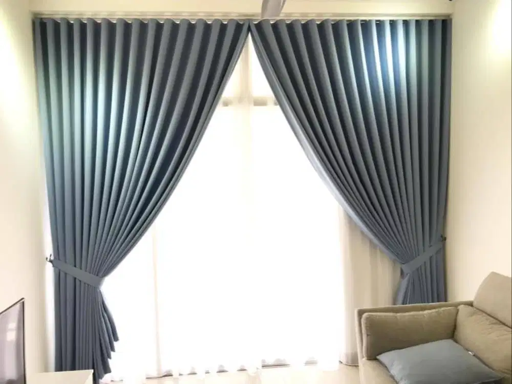 Supplier Gorden Blackout Pasang Skat Klinik Hordeng Gordyn Vitrase