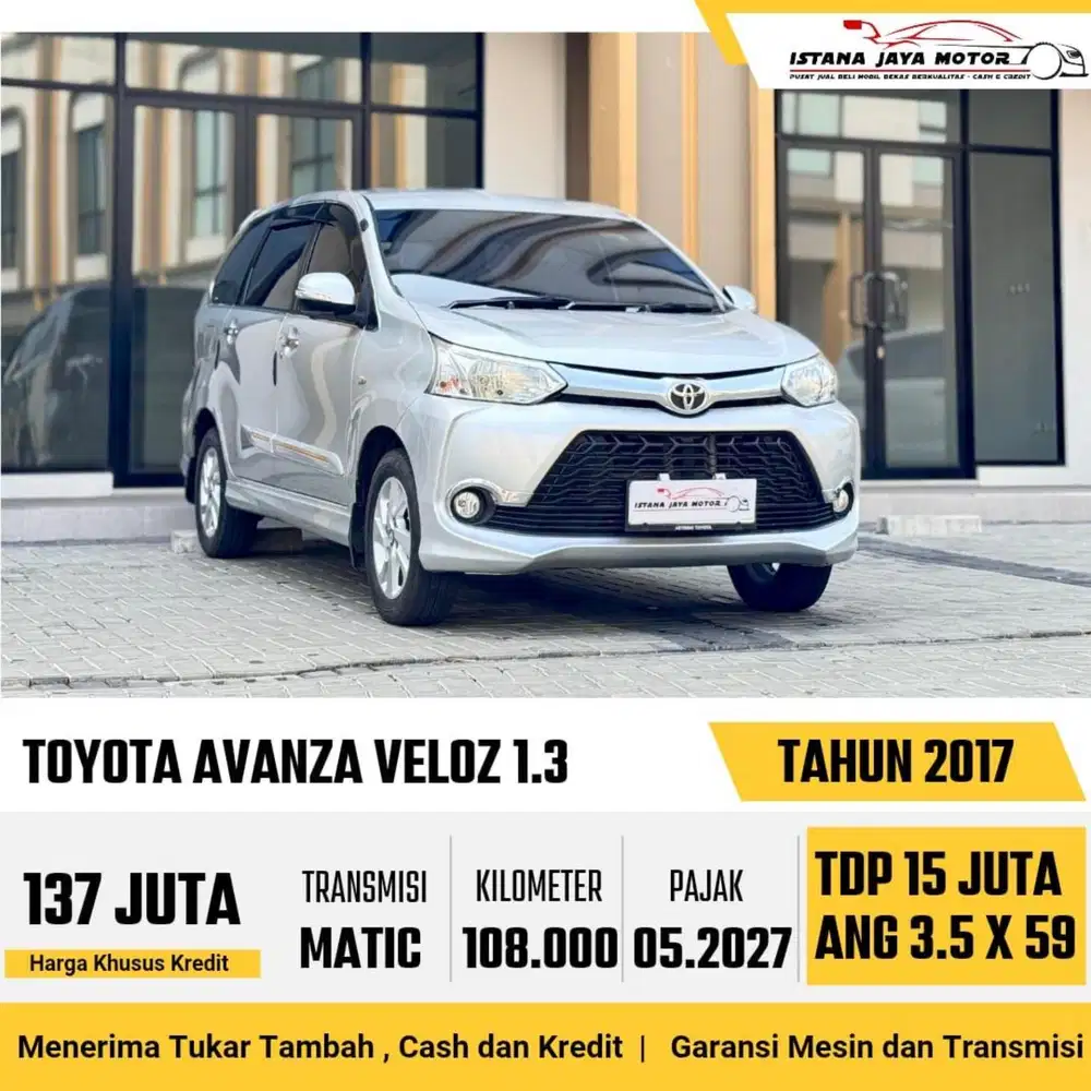 Toyota Avanza Veloz 1.3 AT th 2017 #istana jaya motor