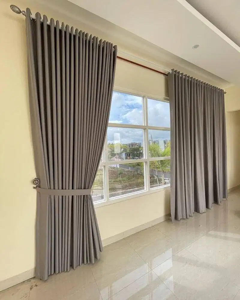 Jual gorden jendela model terbaru gorden pintu blackout gorden kantor