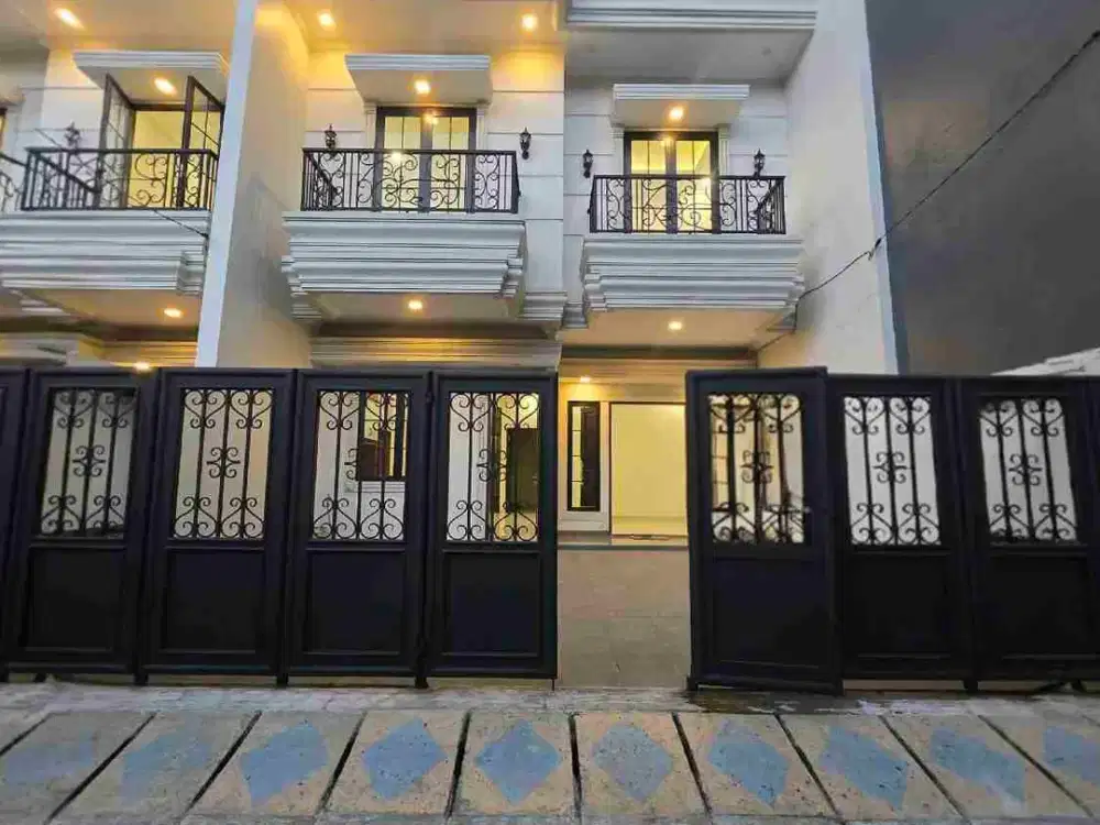 Rumah baru klasik modern non komplek di Duren Sawit Jaktim