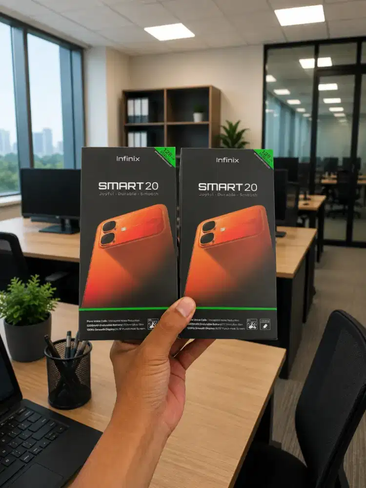 [ Fast respon WA ] Infinix Smart 20 4+4/128 Garansi resmi 1thn