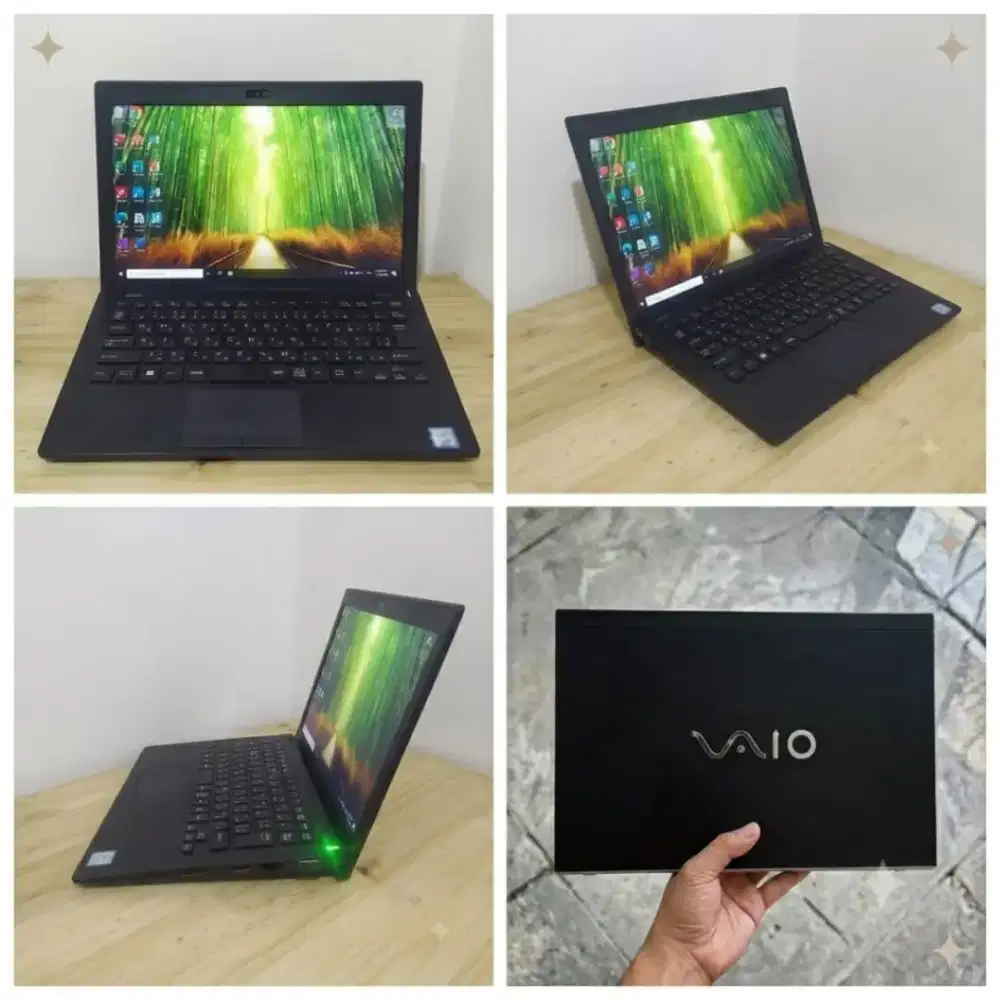 Laptop Sony Vaio 13 Core i5 RAM 8GB SSD 256GB Normal GARANSI Lengkap