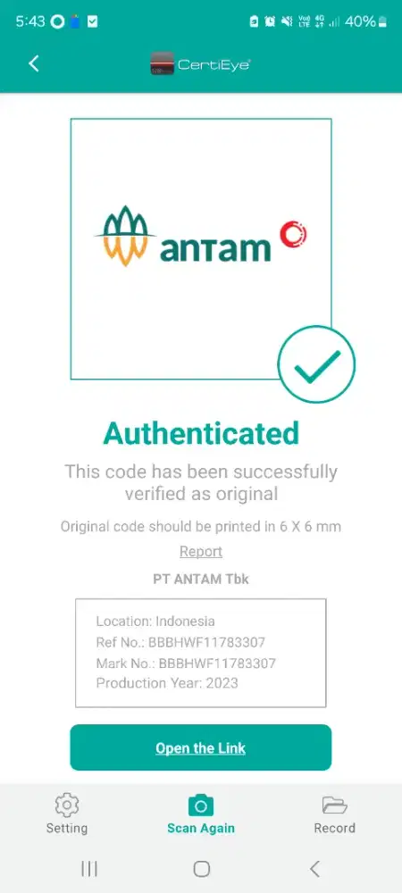 Jual Antam RM 10 gr