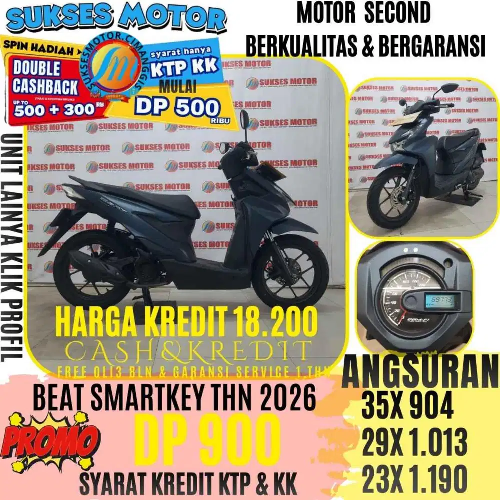 BEAT SMARTKEY TAHUN 2026 BERGARANSI CASHBACK UPTO 3OORBUAN