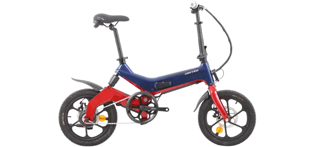 [DIJUAL] Sepeda Lipat Listrik / E-Bike United IO 16 - Second Like New