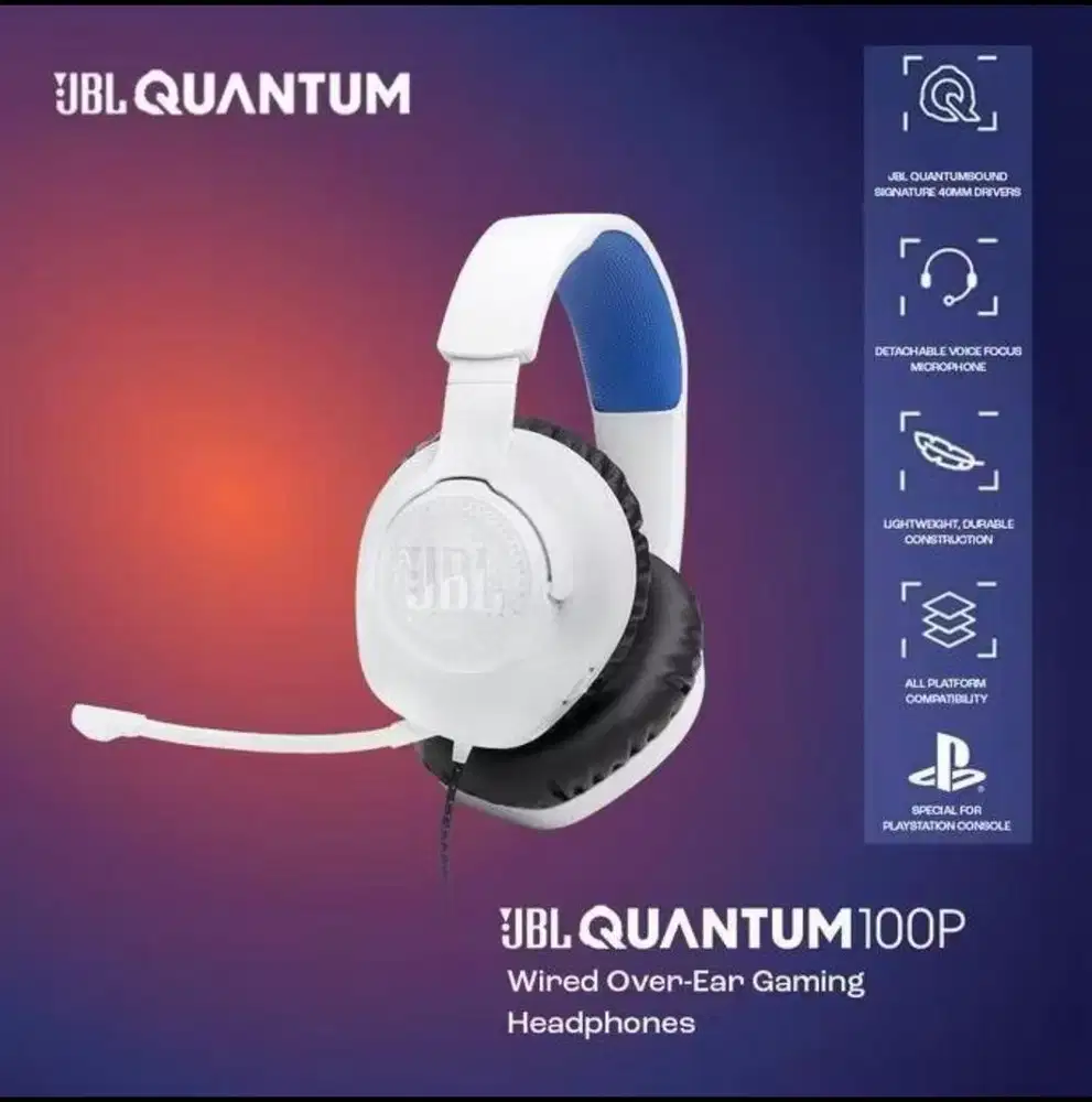 JBL Quantum 100P Console PS5 PS PC