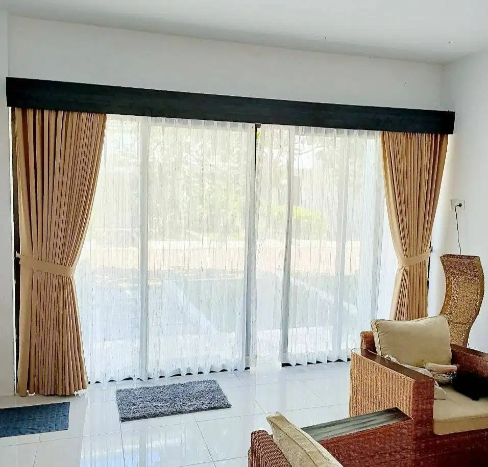 Gorden Jendela model terbaru hordeng blackout gorden vitrase hordeng