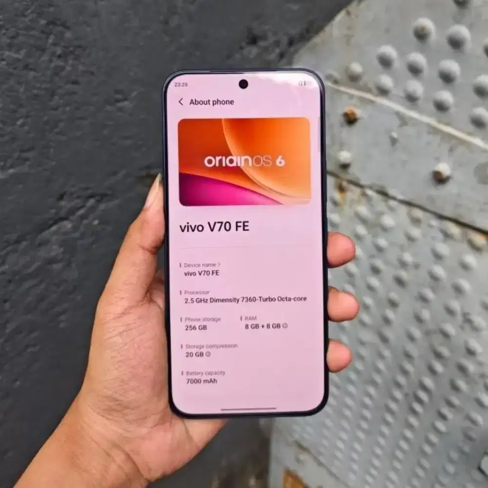 Vivo V70 FE 5G 8/256GB Fullset Like New Garansi Panjang