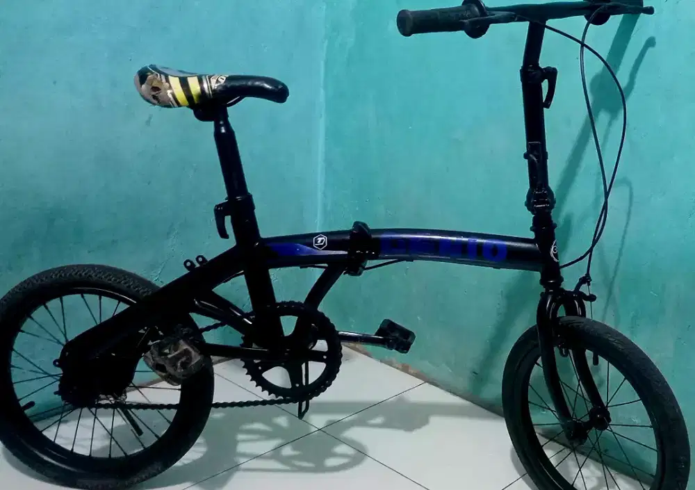 Sepedah lipat ukuran 16 siap pakai