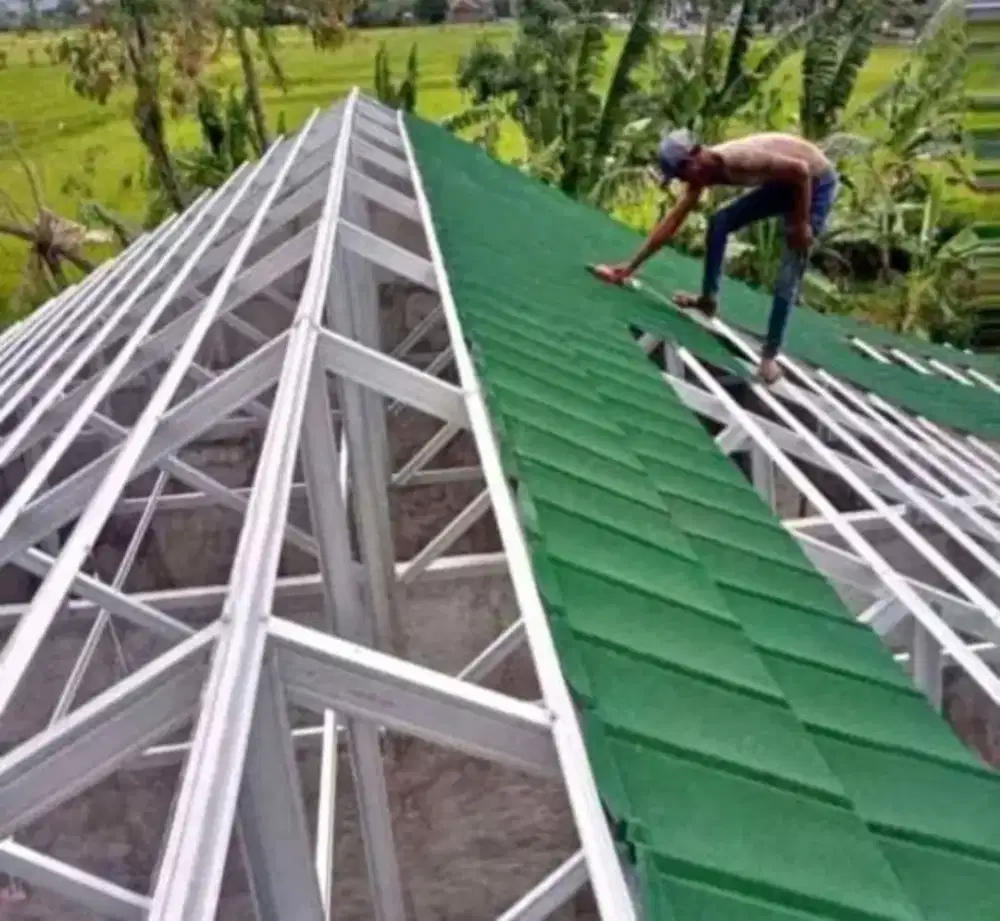 Distributor plavon PVC dan bongkar pasang atap baja ringan dll