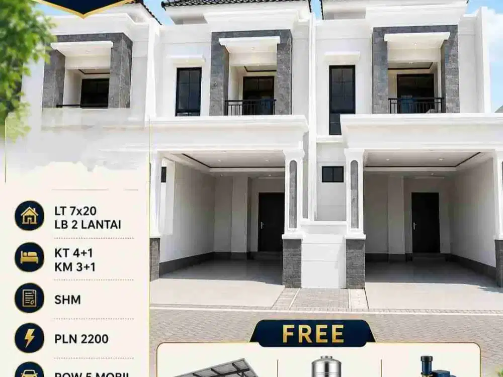 Dijual Rumah Manyar Kertoadi Surabaya Timur