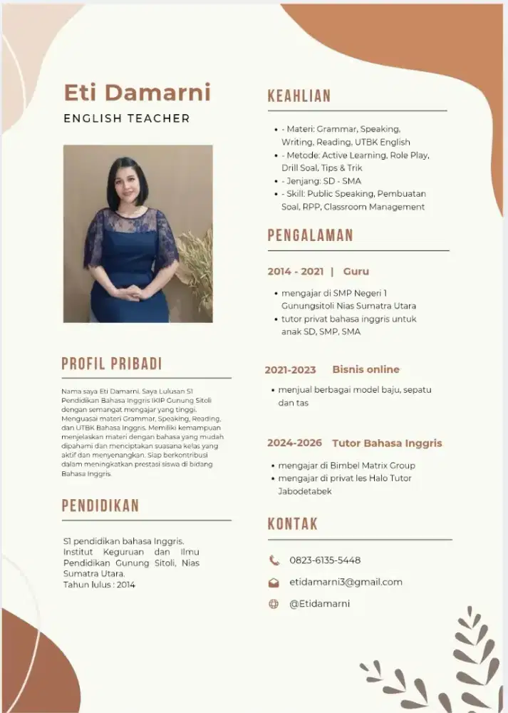 Les privat Bahasa Inggris