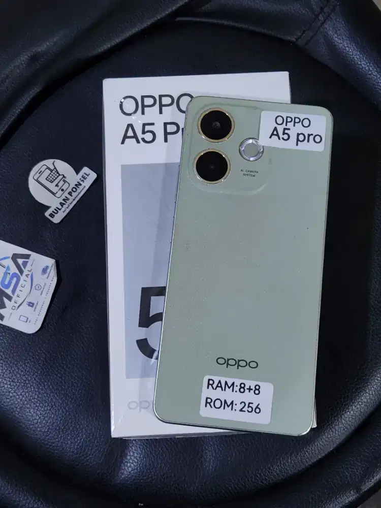 OPPO A5 PRO 4G 8/256 FULSLET SECOND HARGA PAS