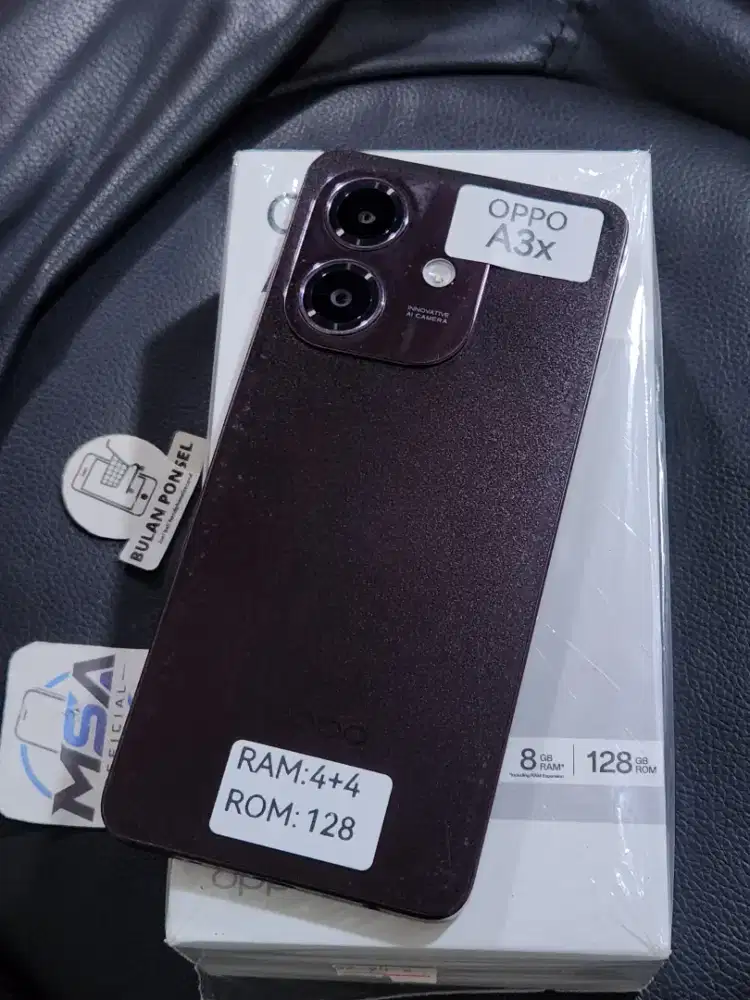 OPPO A3X 4+4/128 HARGA PAS FULLSET 45W