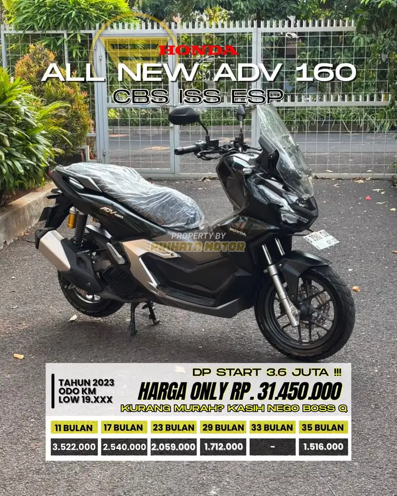 CREDIT DP MULAI 3.6 JUTA !!! HONDA ALL NEW ADV 160 CBS 2023