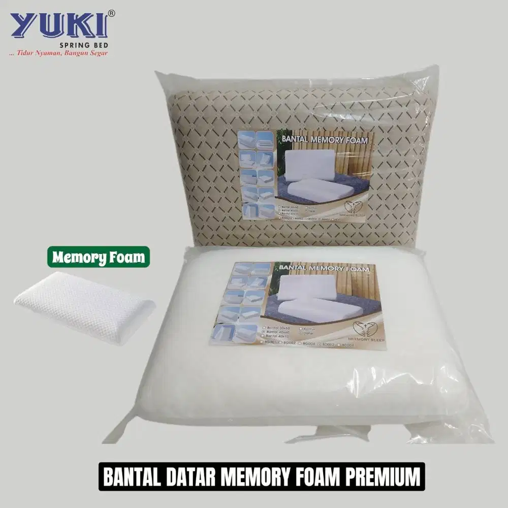 Bantal Datar Memory Form Premium