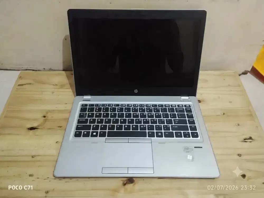 Laptop HP 14in Intel i7 RAM 8GB SSD 128GB Normal Garansi, Elitebook